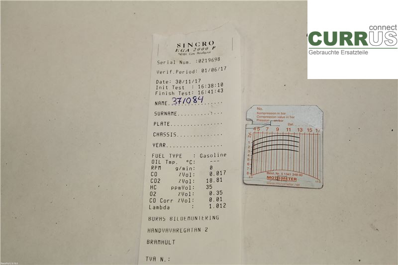 NISSAN JUKE  14-19 Engine 10102BA60A 1,6 HR16DE