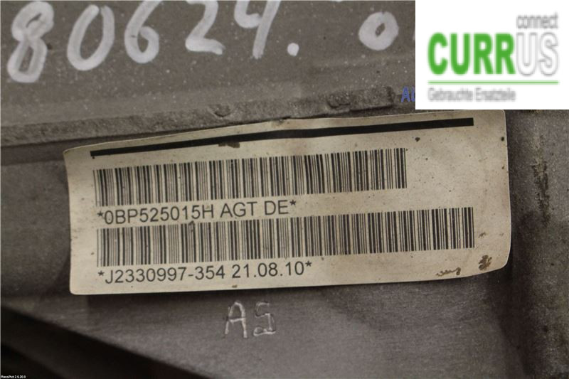 VW TOUAREG II  11-18 Differential 0BP525015H CGEA