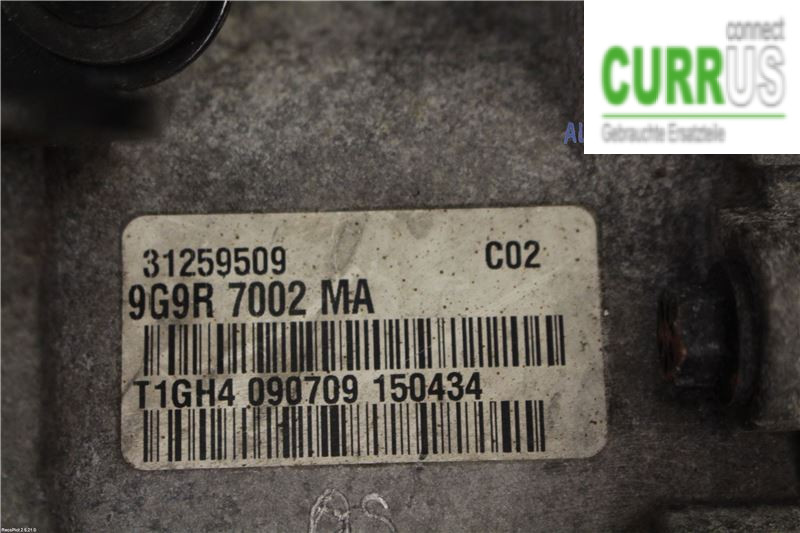 VOLVO V70      08-13 Gearbox (6-speed) 31259509 2.4 D