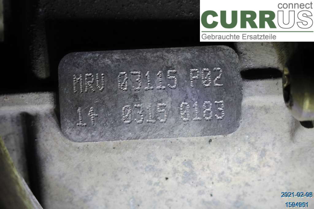 VW GOLF / E-GOLF VII   13-20 Boîte 6 vitesses 02Q300048MX 1.6 TDI