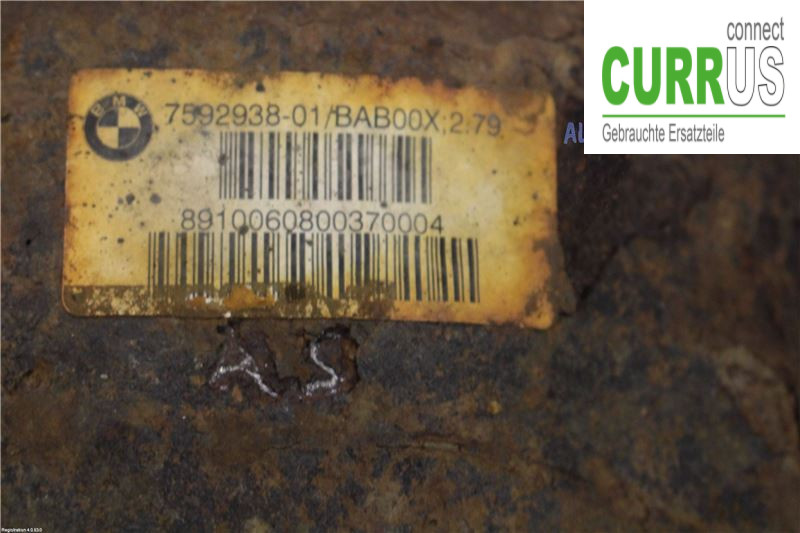 BMW X1 E84    10-15 Differential 33 10 7 592 939 N47-D20C