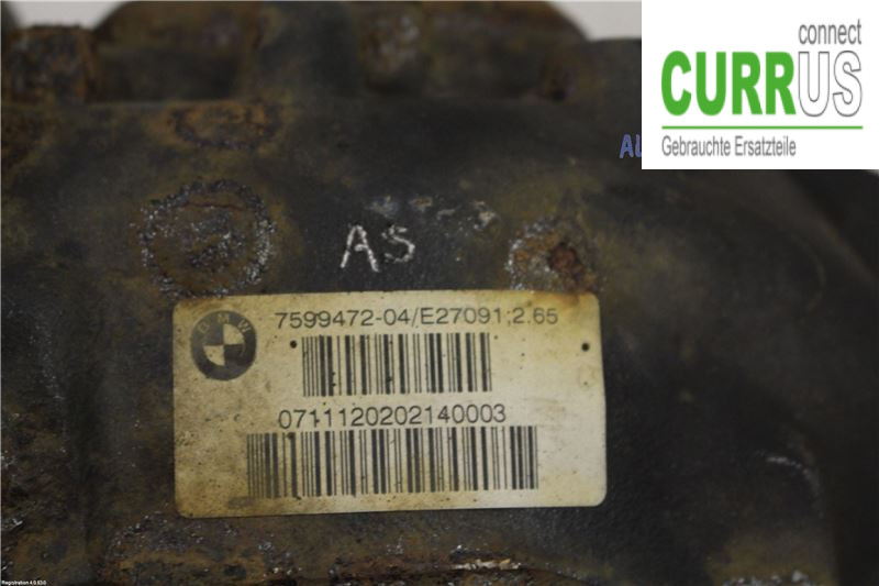 BMW 1 F20/F21   11-19 Differential 33 10 7 599 472 N47-D20C