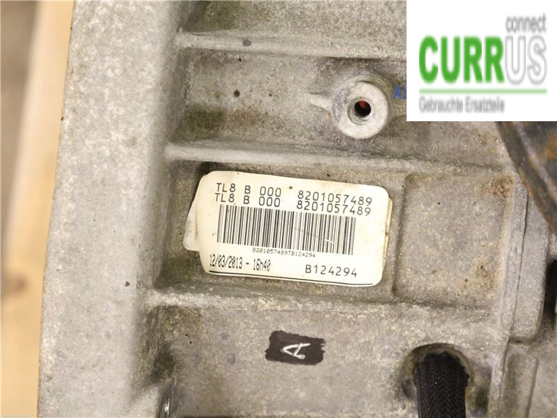 DACIA DUSTER  10-17 Skrzynia 6-biegowa 8201057489 K9K-898
