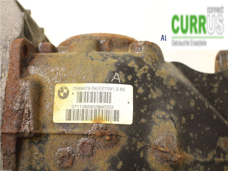 BMW 1 F20/F21   11-19 Differential 33 10 7 599 472 N47-D20C