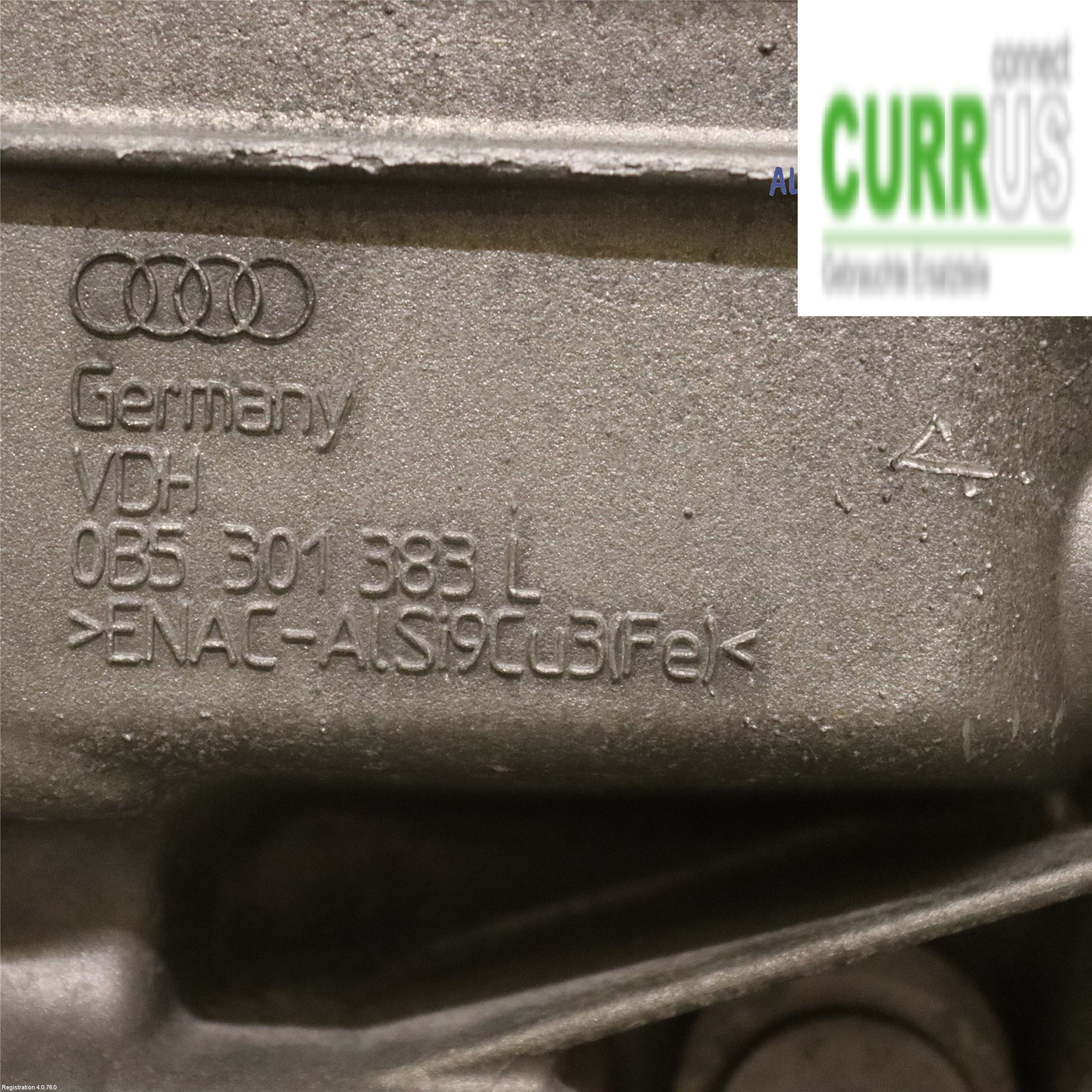 AUDI A4  12-15 Gearbox (Automatic) 0B5300060A CNHA