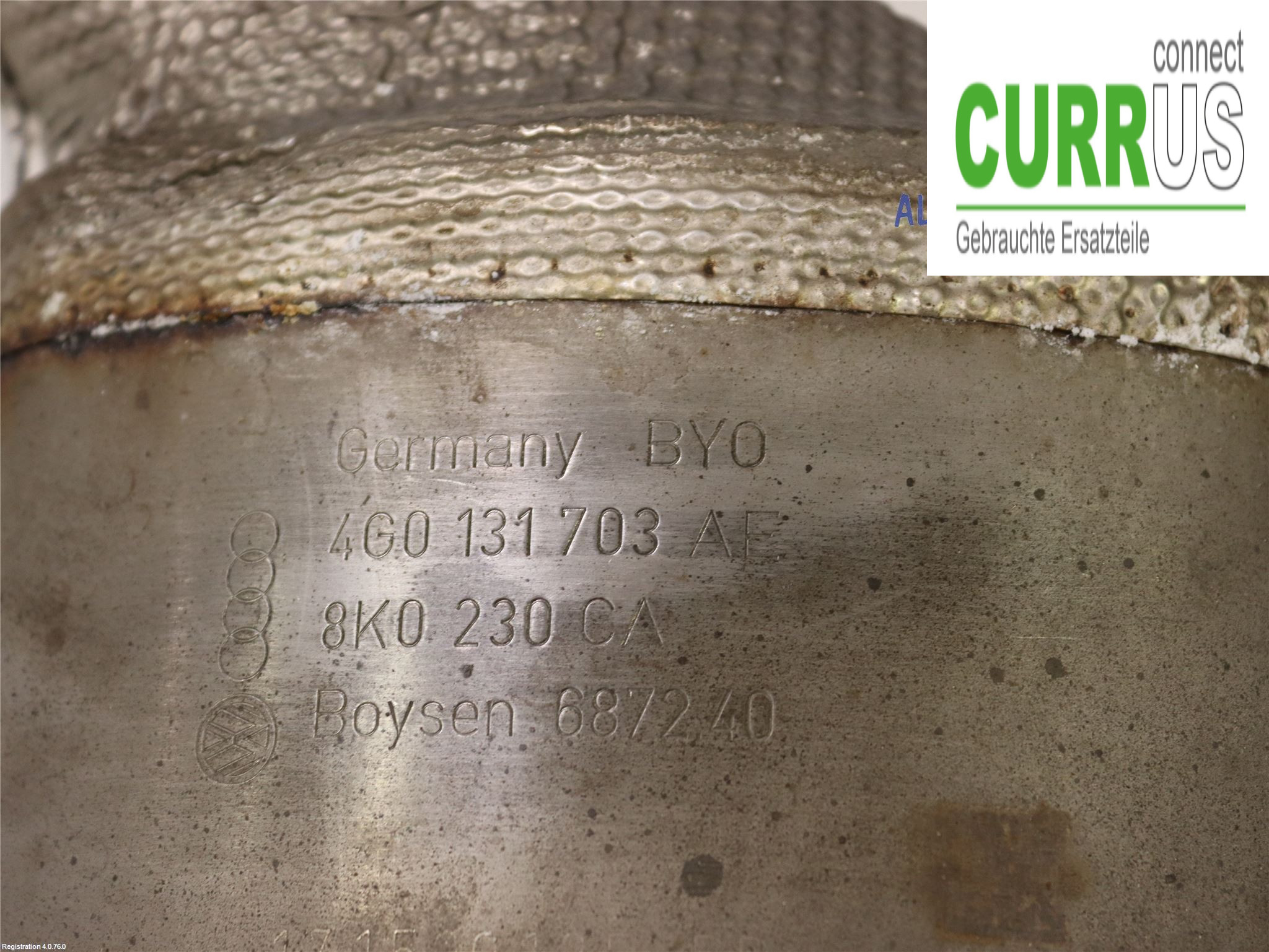 AUDI A4/S4  B9 16-19 Catalyst 8W0 254 400 FX DETA