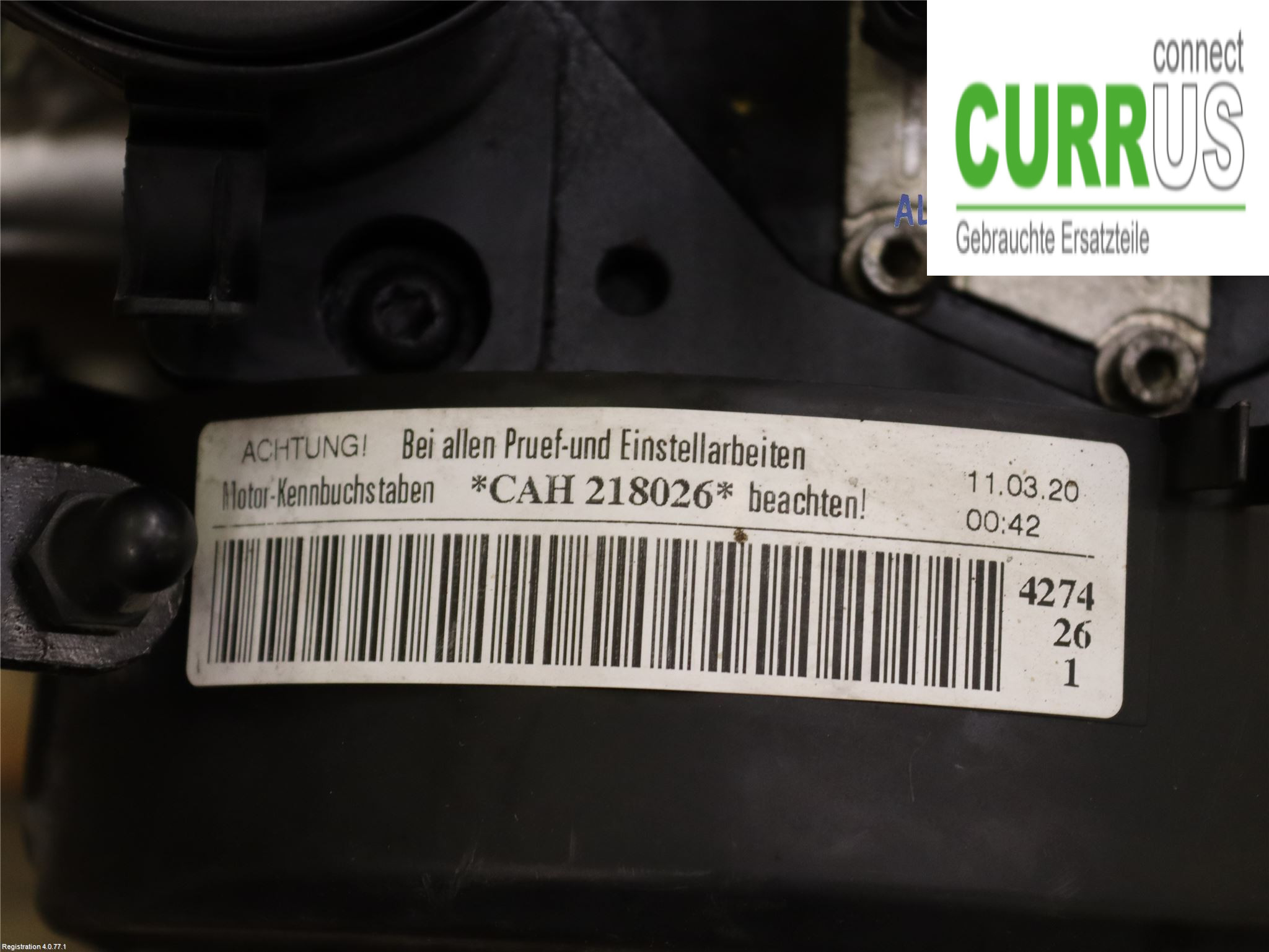 AUDI A6/S6     05-11 Motor 03L100036A  CAHA