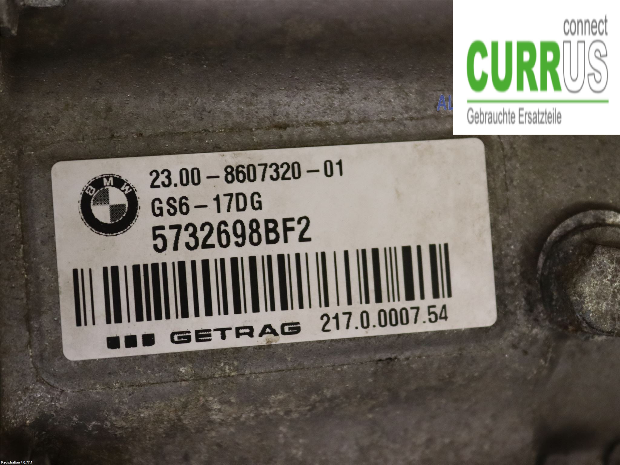 BMW 3 F30/F31/F80    12-19 6-växlad växellåda 23008610983 N47-D20C