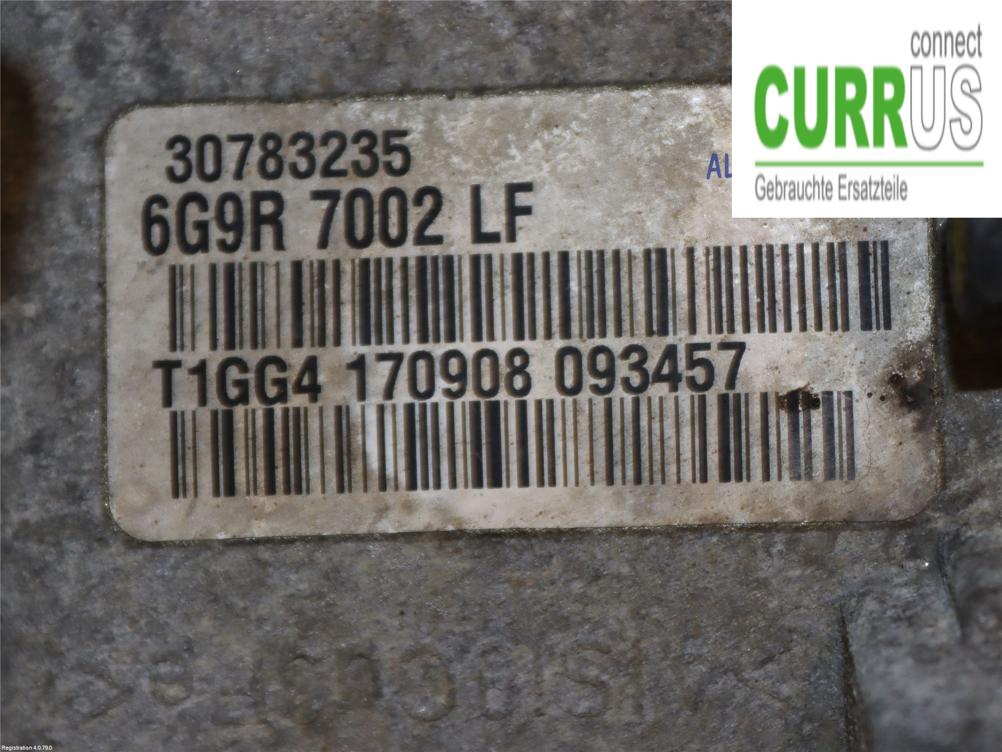 VOLVO S80      07- 13 Gearbox (6-speed) 8251965 D5244T5