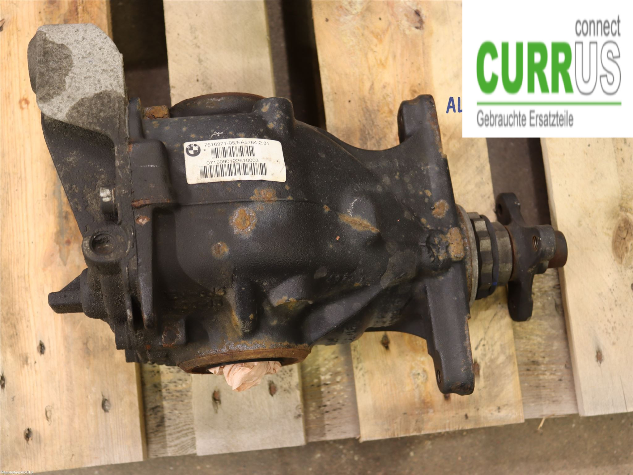 BMW 1 F20/F21   11-19 Differential 33107616972 B38-B15A