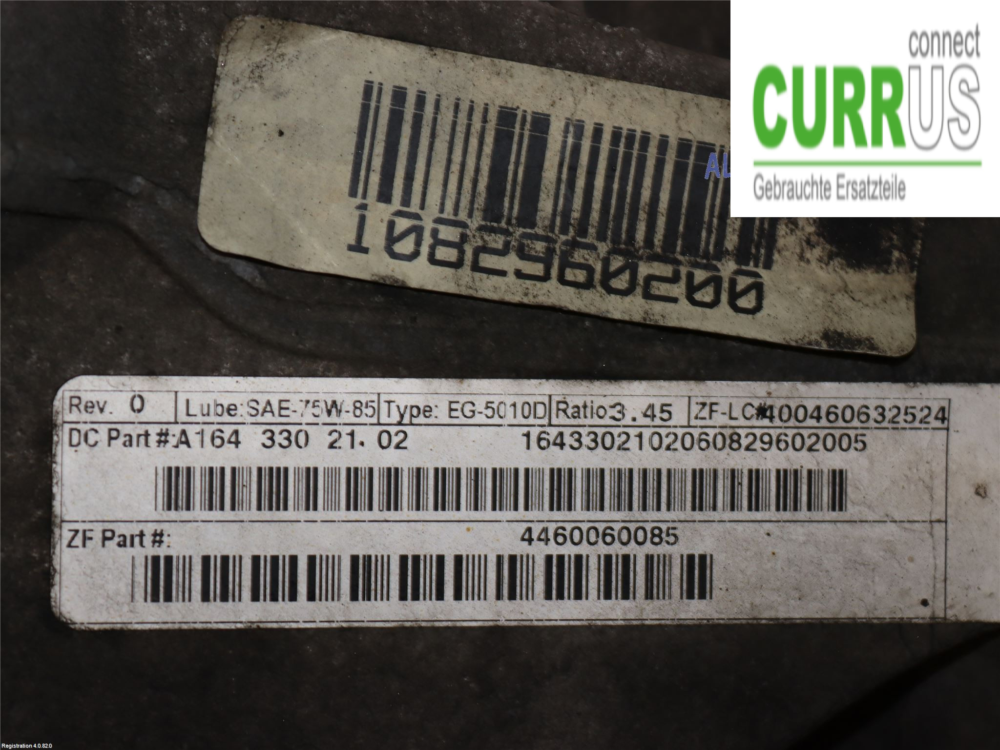 MB ML (W164)    05-11 Differential A1643302102 OM642.940