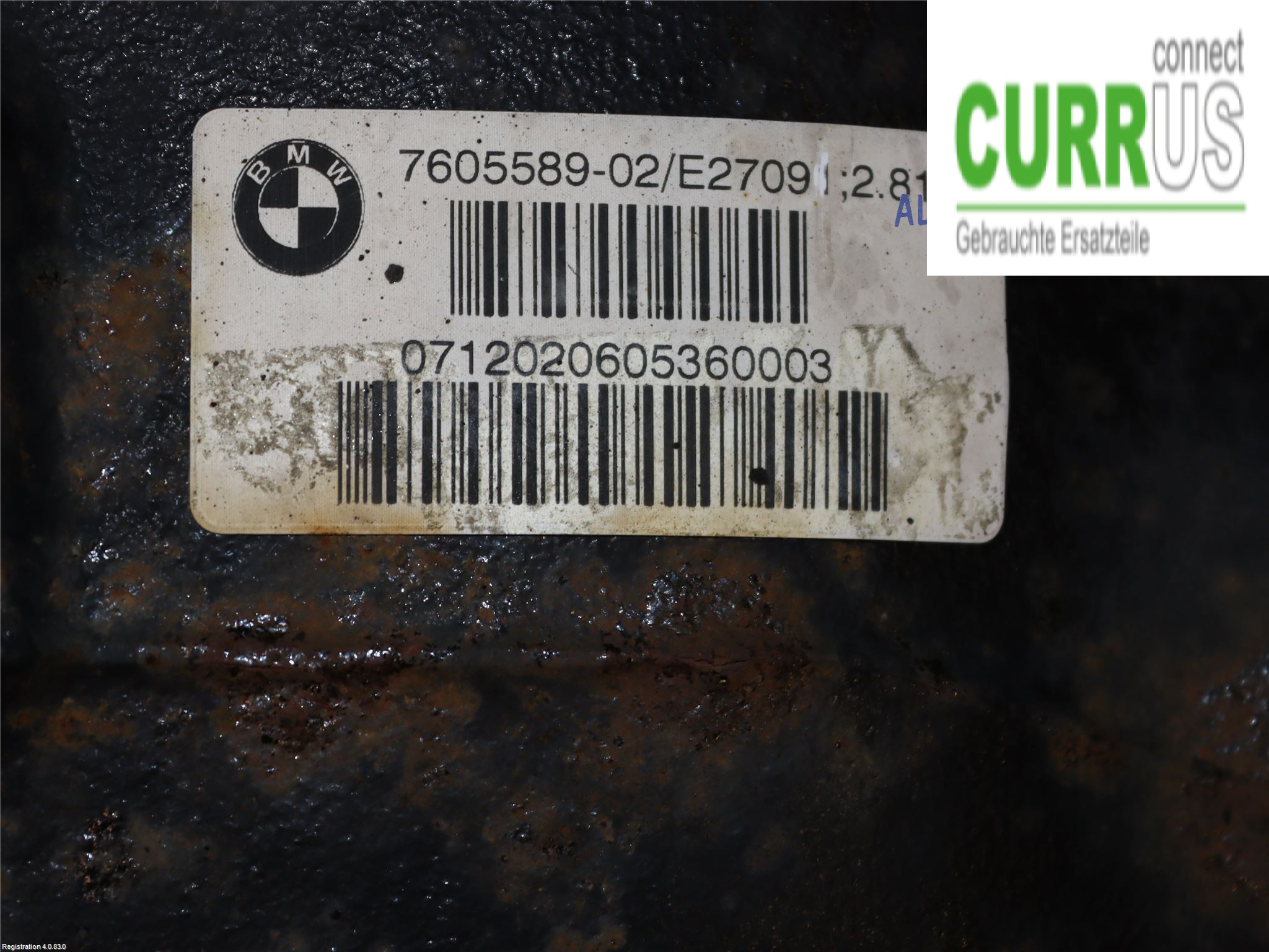 BMW 3 F30/F31/F80    12-19 Dyferencjał 33108485723 N47-D20C
