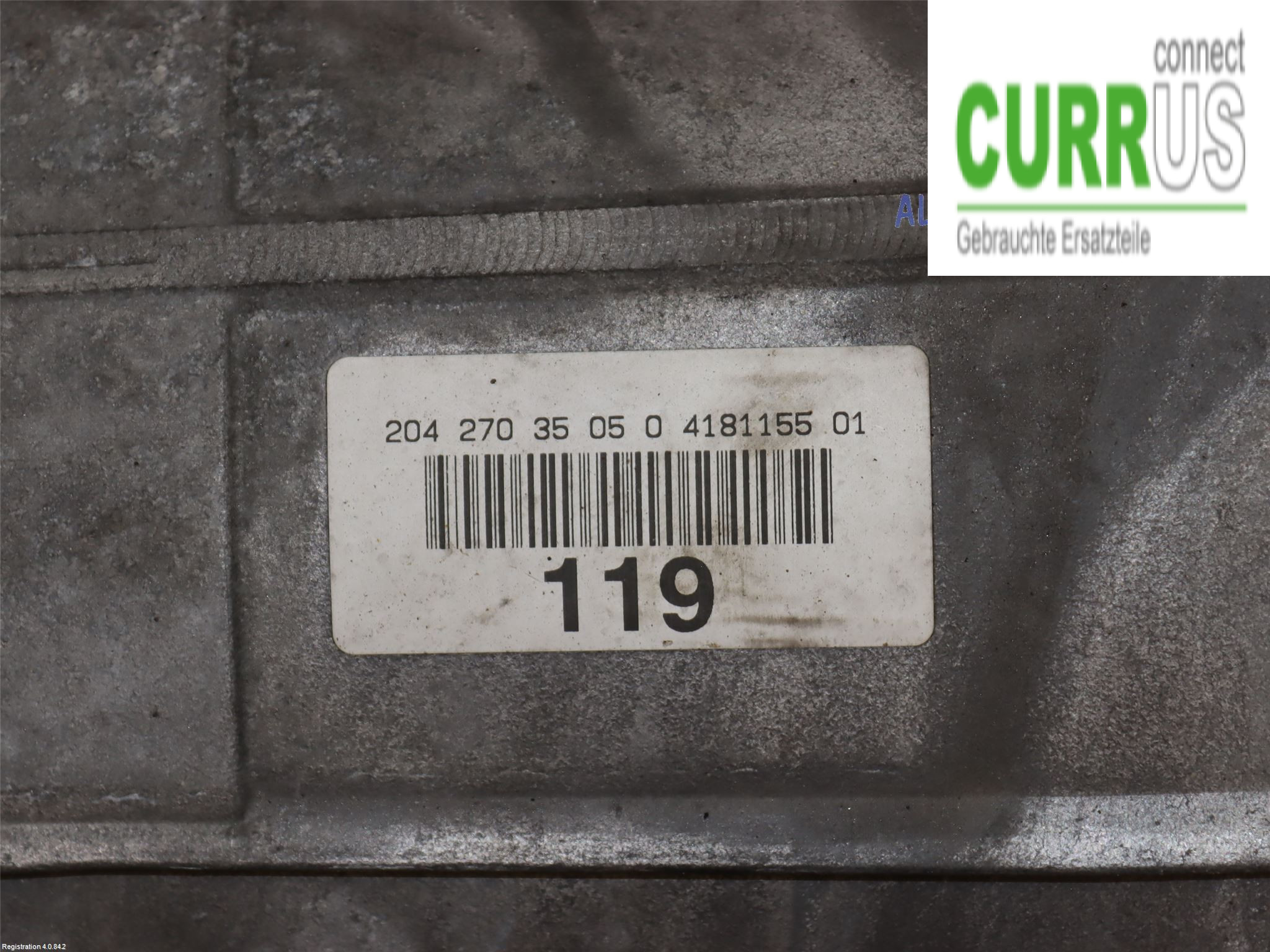 MB C (204)   07-15 Gearbox (Automatic) A2042709002 OM651.913