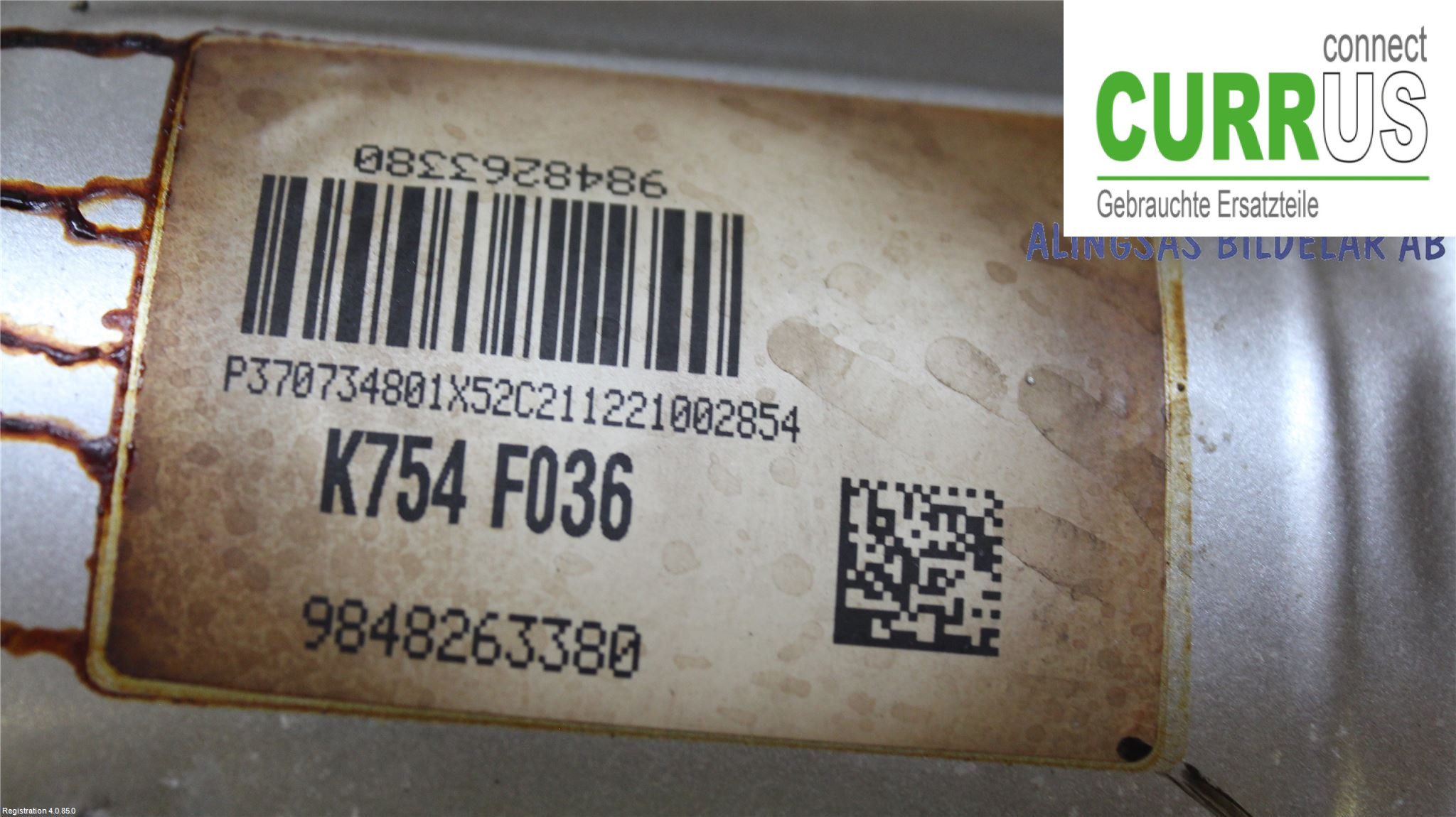 DS 7 CROSSBACK  19-23 Katalysator 9848263380 5GF