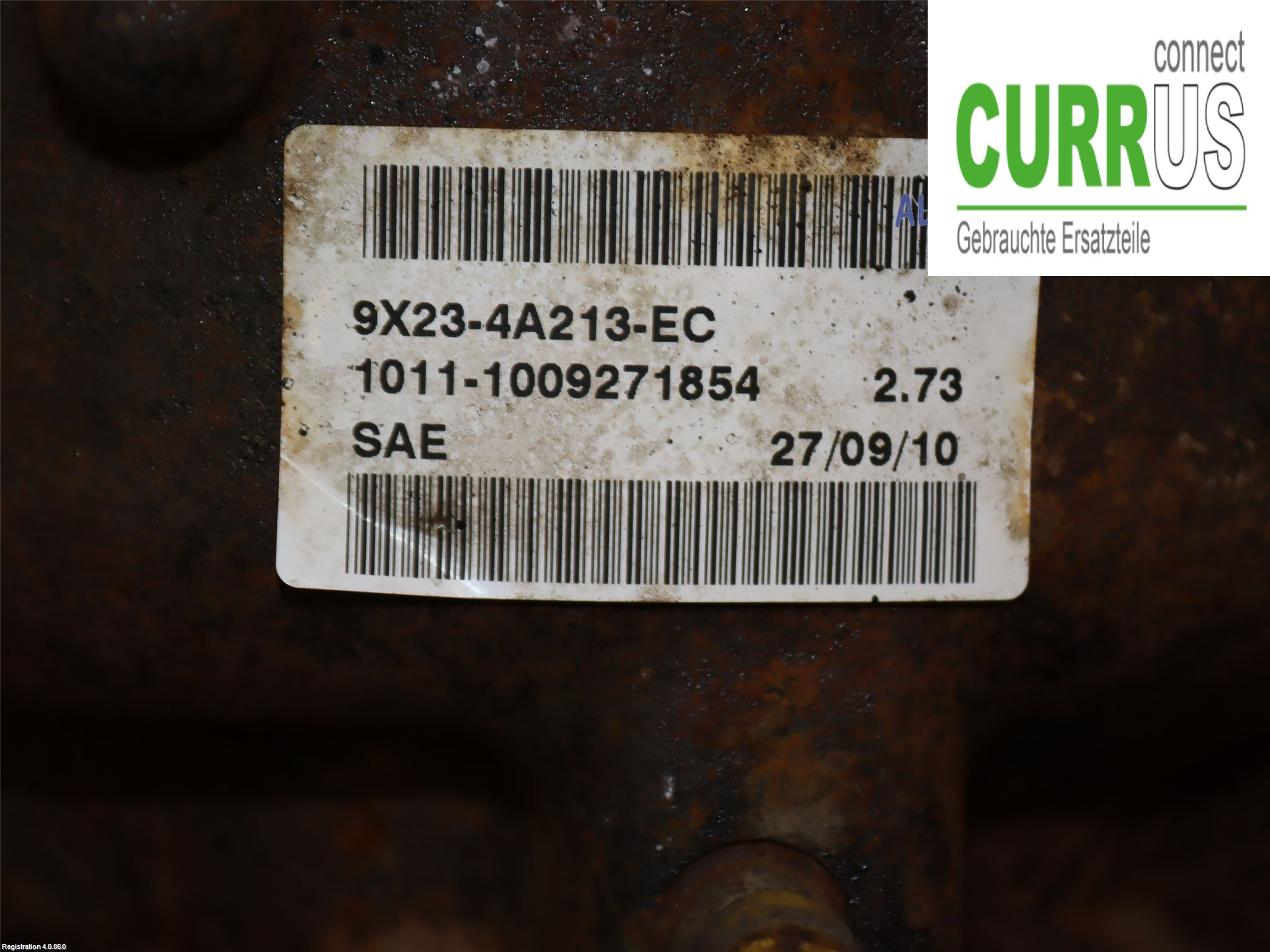 JAGUAR XF 08-15 Differential C2Z21774 306DT