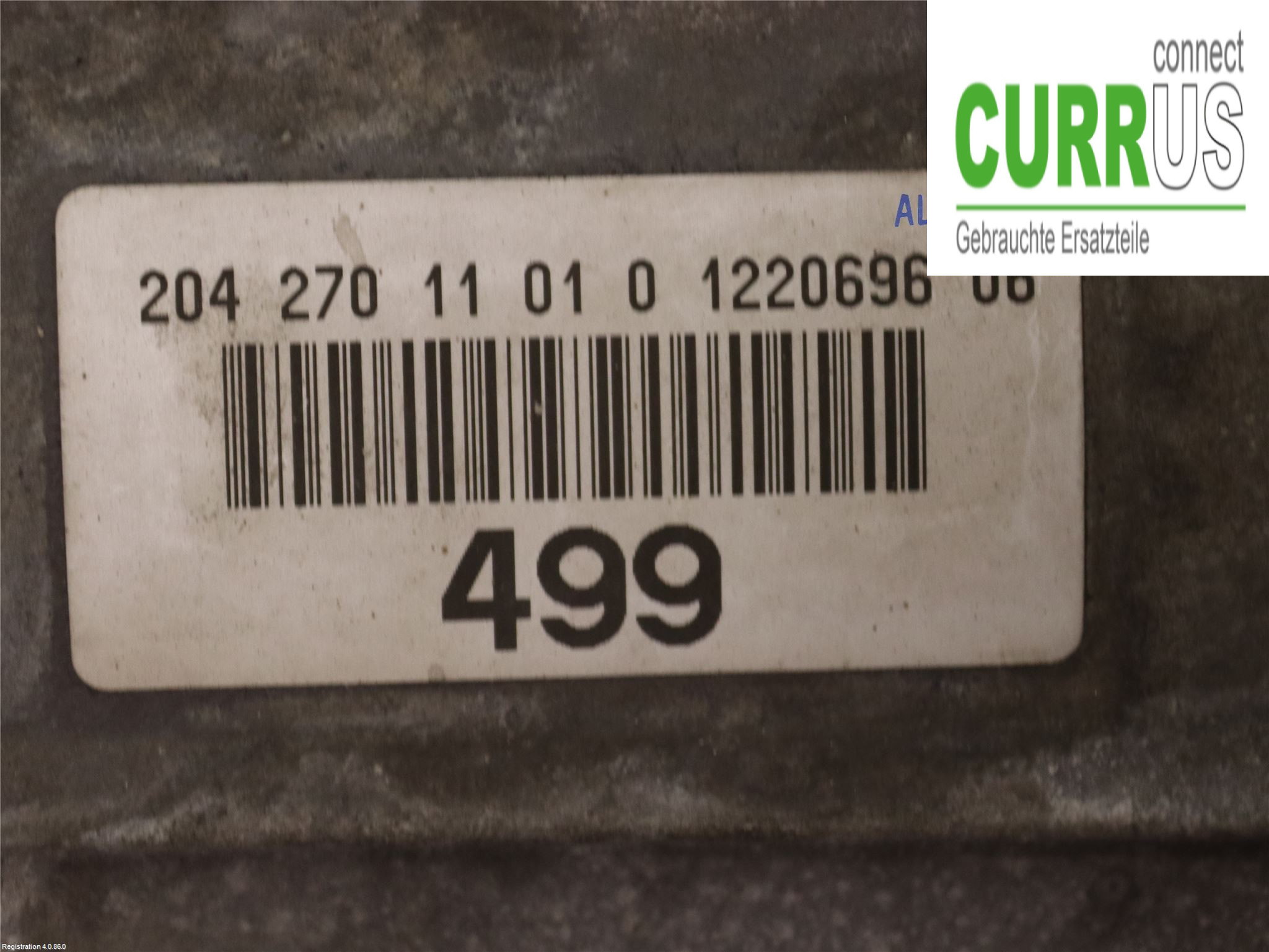 MB C (204)   07-15 Boîte automatique A2112707102 OM642.960