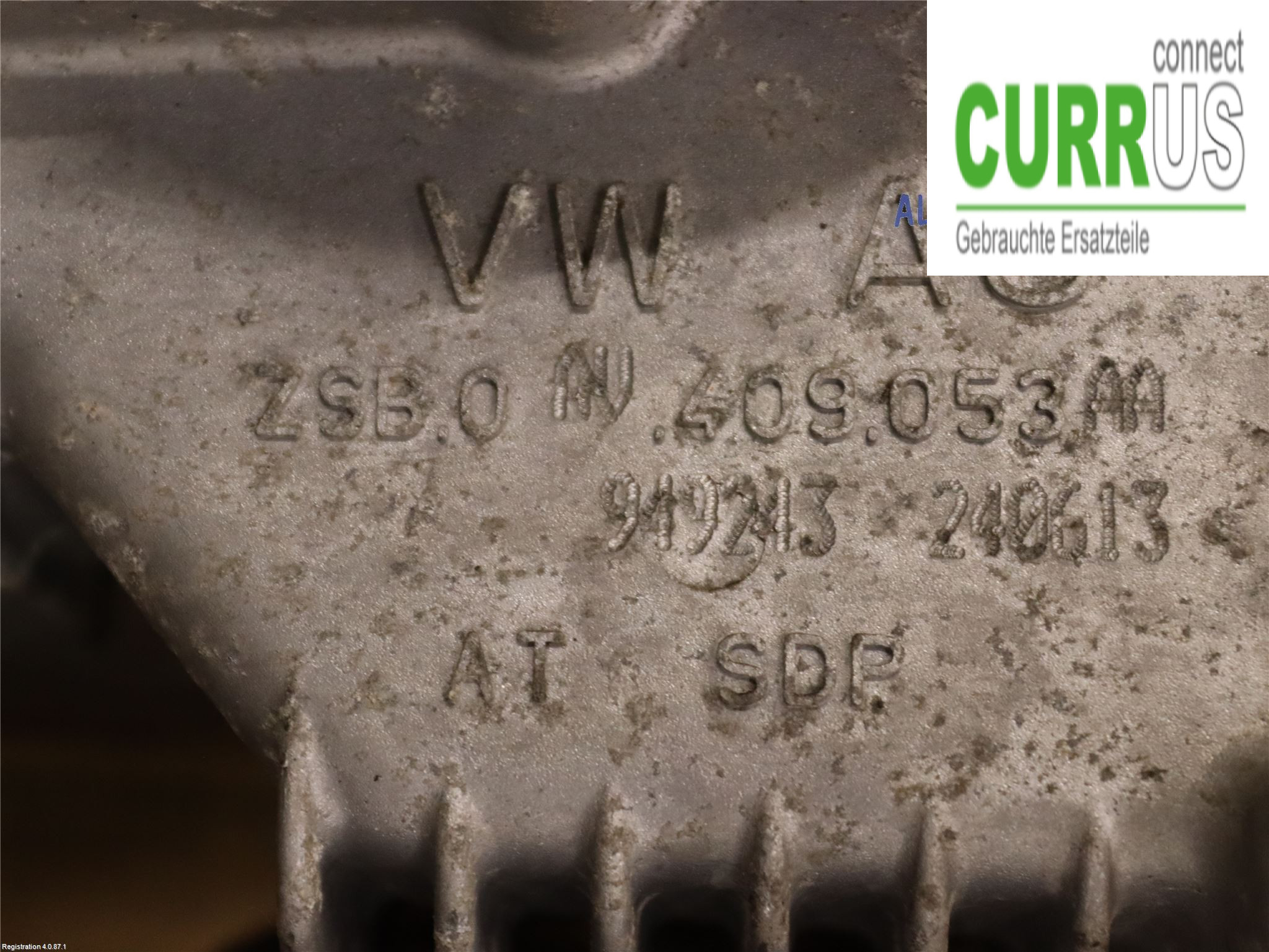 VW PASSAT  11-14 Differential 0AV409053AG CFGC