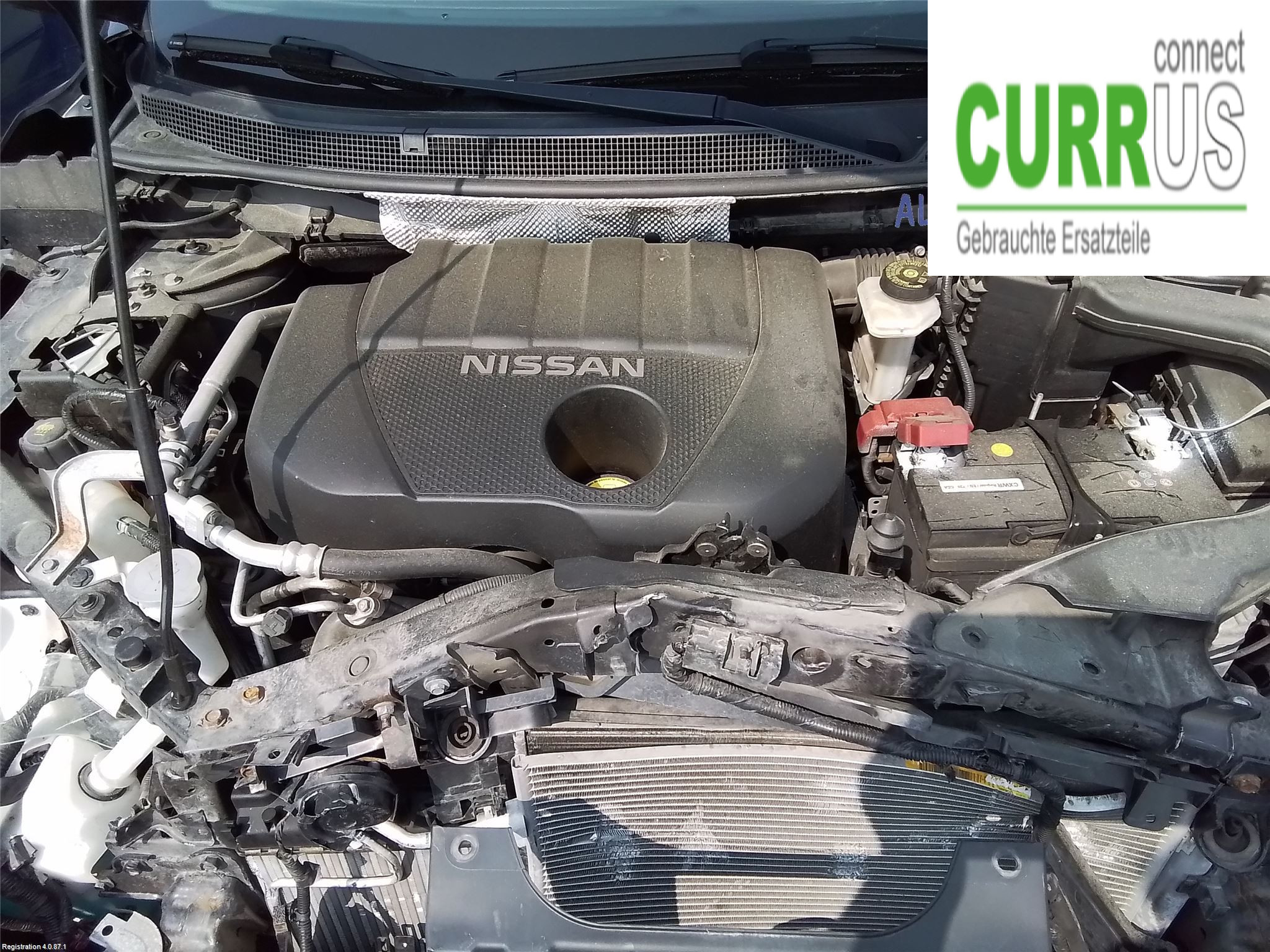NISSAN QASHQAI  14-17 Engine 1010201Q1F K9K