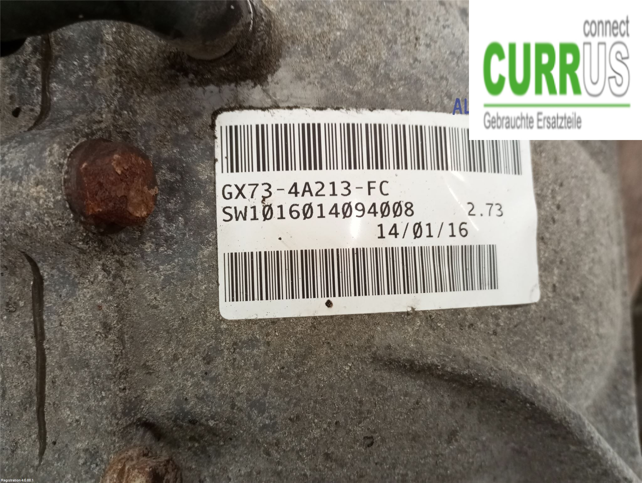 JAGUAR XE Differential T2H8647 204DTA