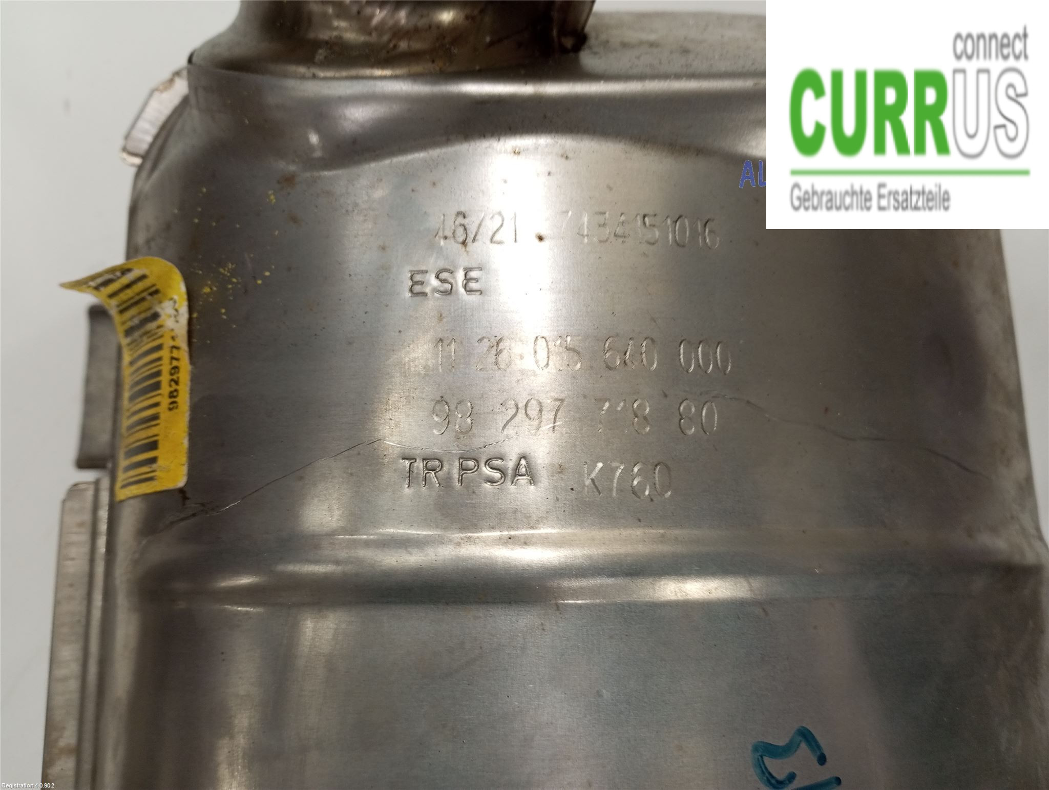 PEUGEOT EXPERT  17- Katalizator 9829771880 EHS