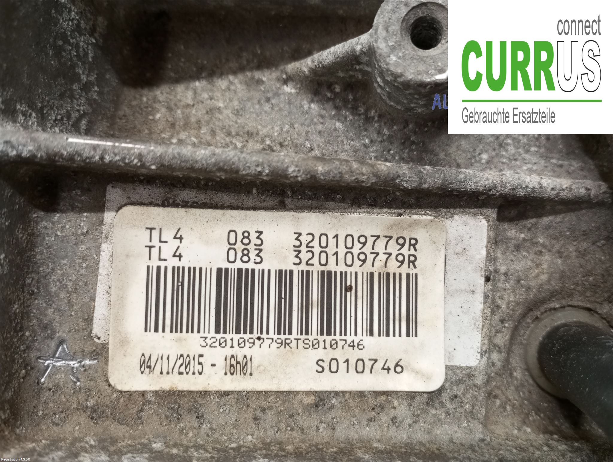 RENAULT KADJAR  15- Skrzynia 6-biegowa 320109779R H5F-400
