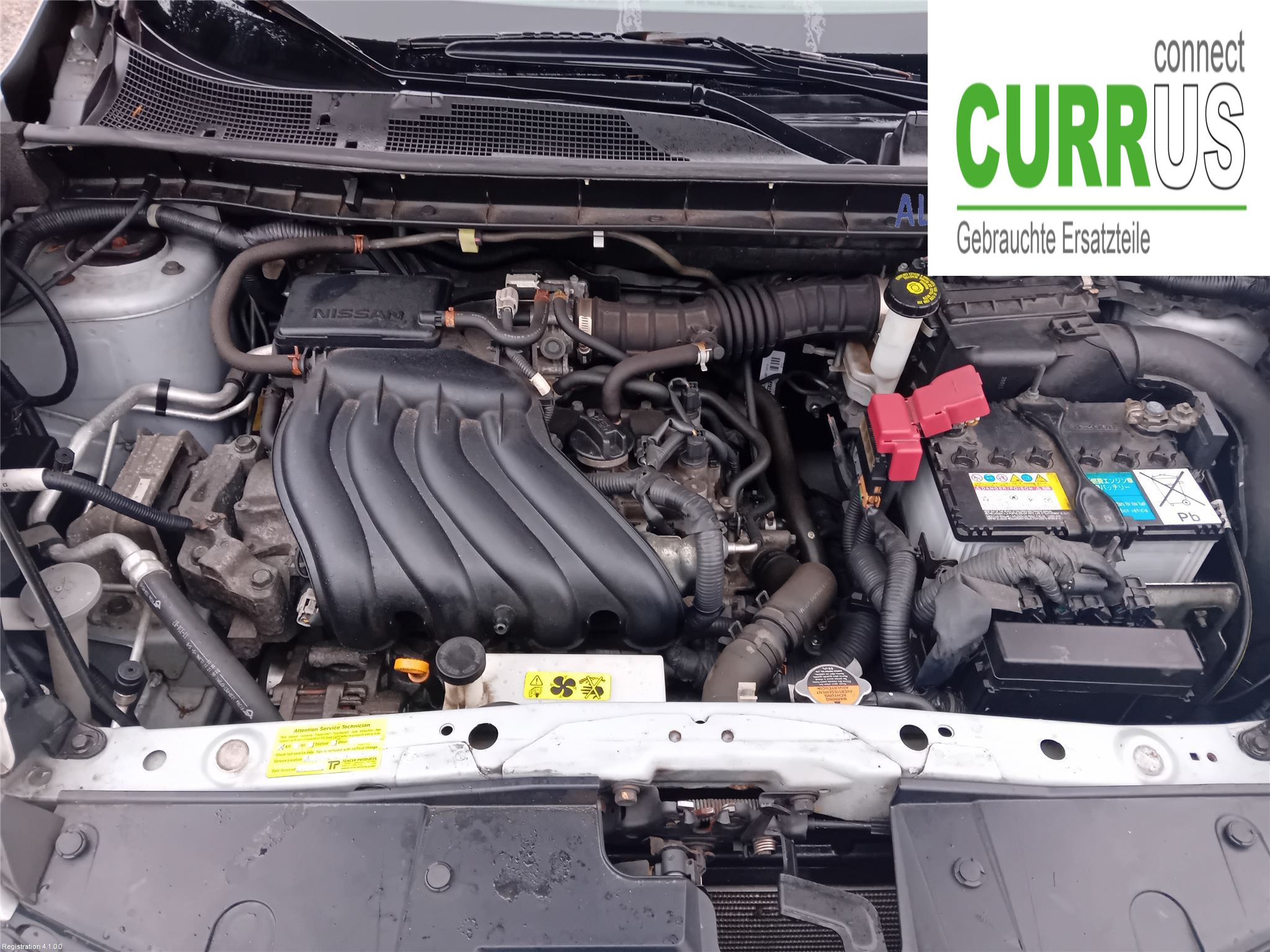 NISSAN JUKE  10-14 Silnik 10102BA60A HR16DE