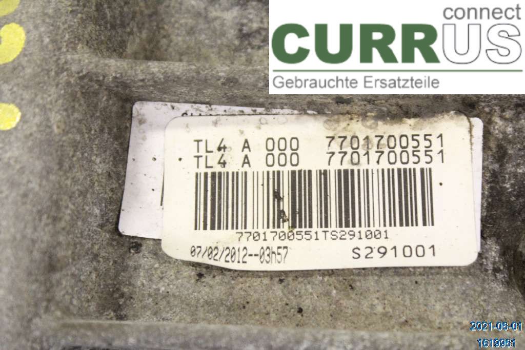 RENAULT KANGOO II  08-14 Skrzynia 6-biegowa 7701477995 1,5 DCI