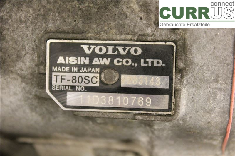 VOLVO S60      11-13 Gearbox (Automatic) 36050938 D5 2.4