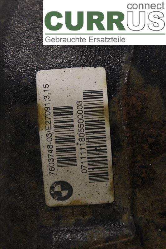 BMW 1 F20/F21   11-19 Differential  N47-D20C