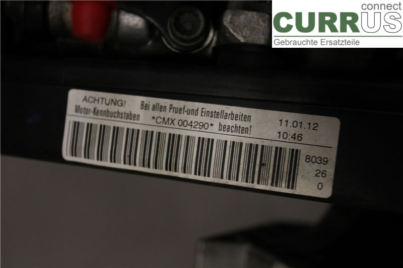VW GOLF VI     09-13 Engine 06A100045R CMXA