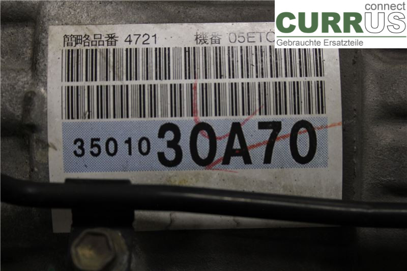 LEXUS GS 300/430/450H 05-12 Gearbox (Automatic) 	35000-30B00 3GR-FSE