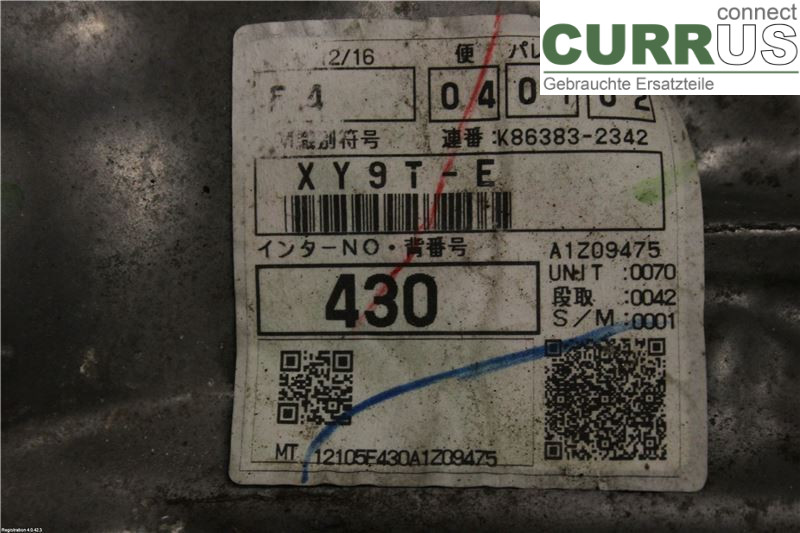 TOYOTA AVENSIS   09-15 Gearbox (6-speed) 30300-20A20 1AD-FTV