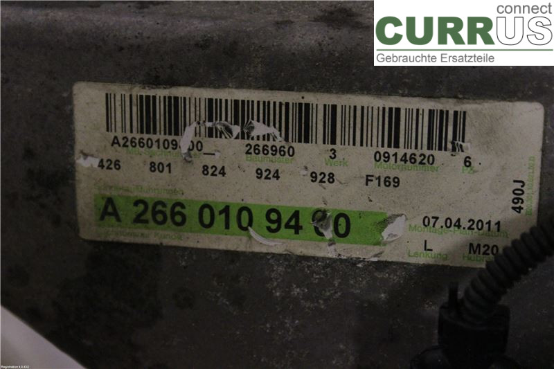 MB B-KLASS (W245)   05-12 Motor A2660109400 M266.960