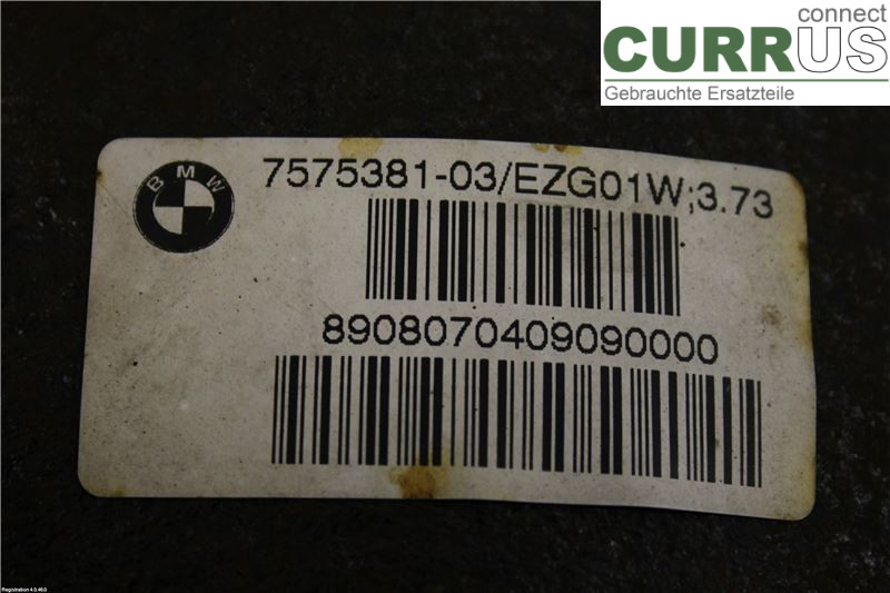 BMW X3 E83     03-10 Differential 33107575382 N47-D20A