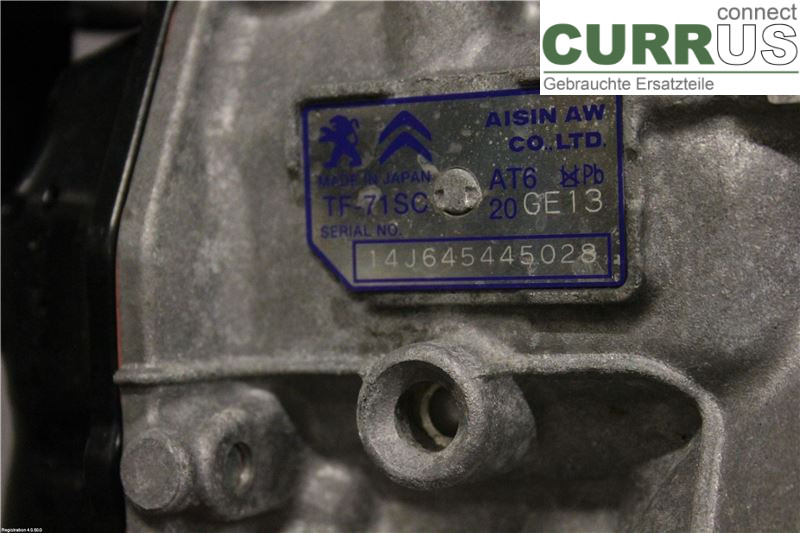 PEUGEOT 308  14-21 Gearbox (Automatic) 1637310080 HNY