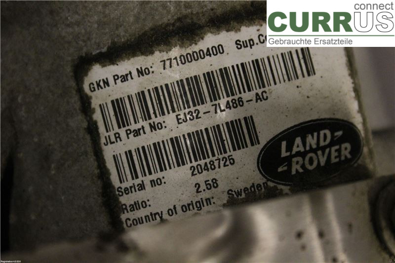 LAND ROVER EVOQUE  L538  11-18 Distribution gear box EJ32-7L486-AC 224DT