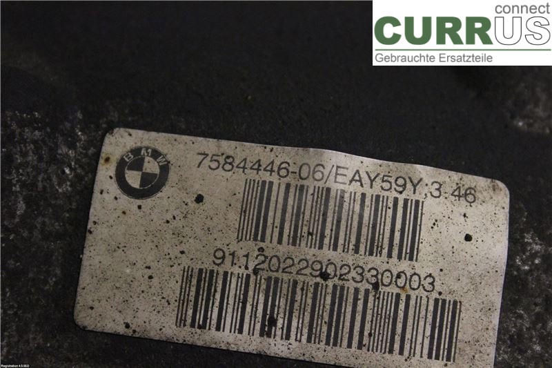 BMW F10/F11/F18  09-17 Differential 33107584446 N47-D20C