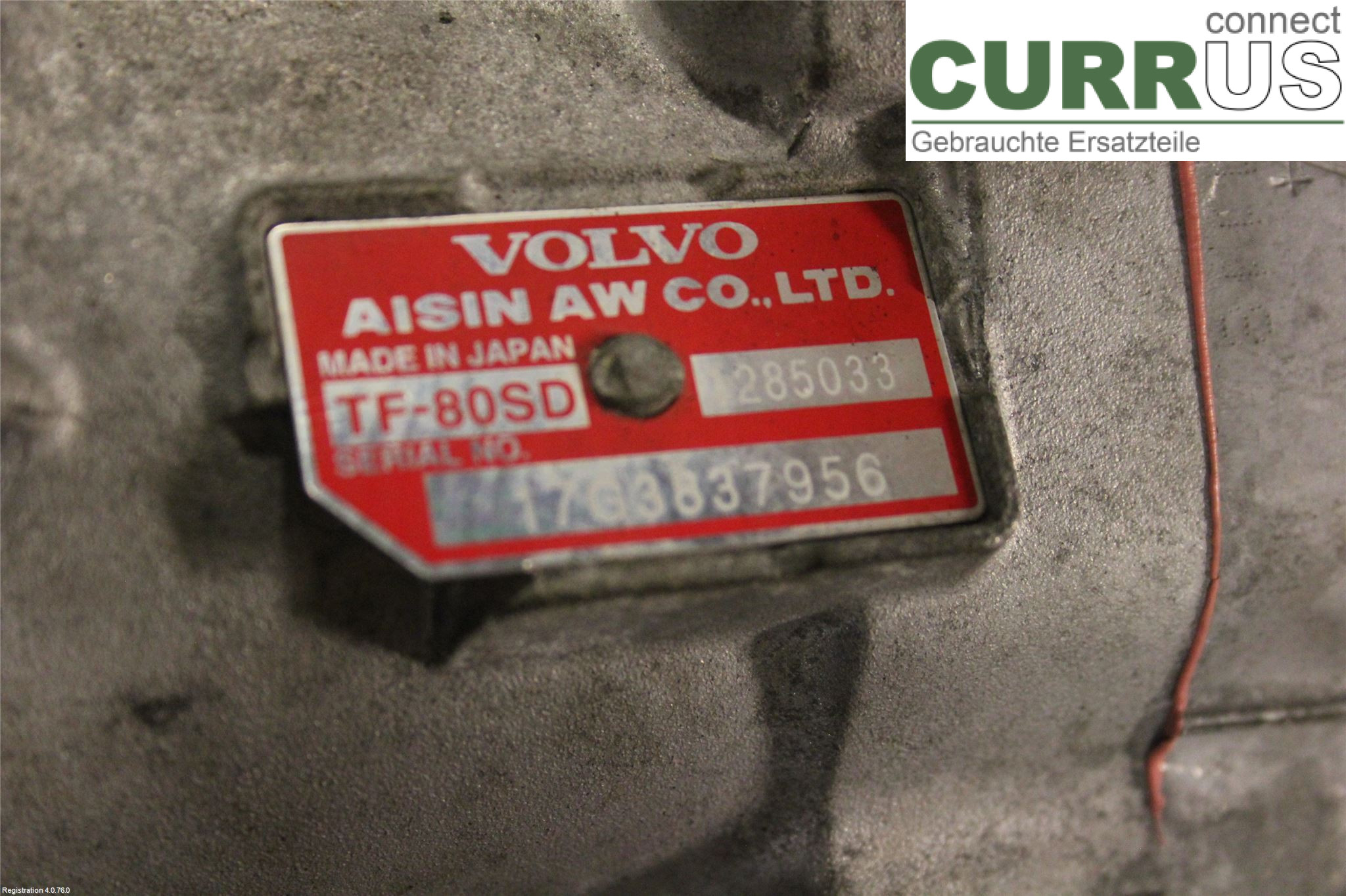 VOLVO V60  14-18 Gearbox (Automatic) 36050600 D5244T17