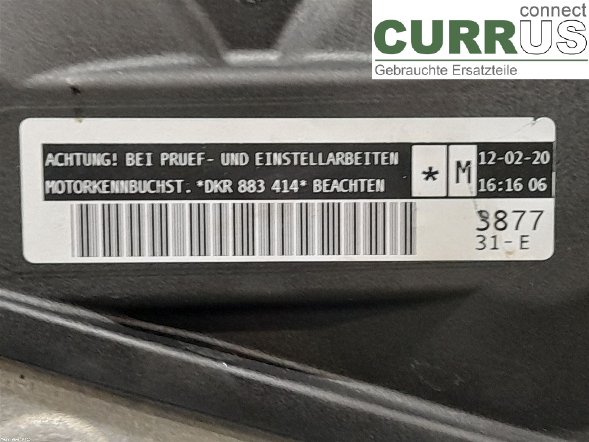 SKODA OCTAVIA  13-20 Engine 04C100033K DKRF