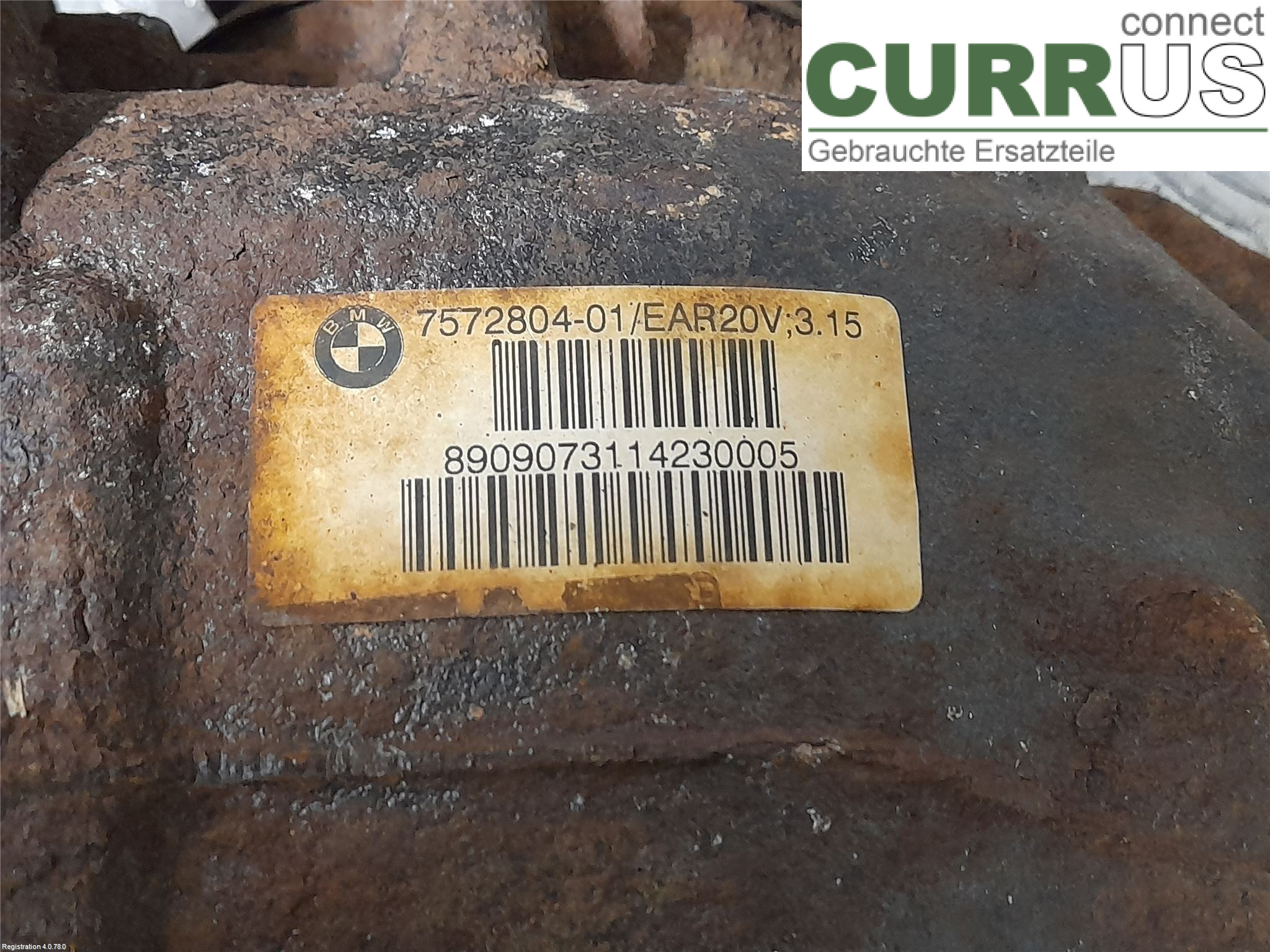 BMW 3 E90/91 SED/TOU 05-12 Differential 33107591017 N47-D20C