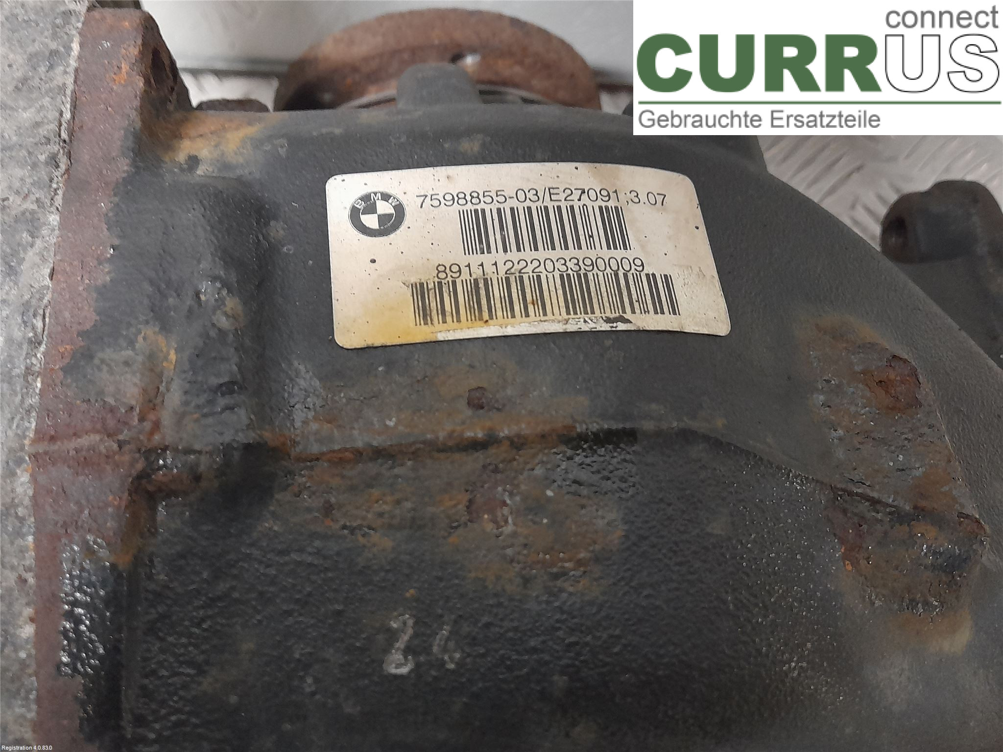 BMW 3 E90/91 SED/TOU 05-12 Differential 33107566170 N47-D20C