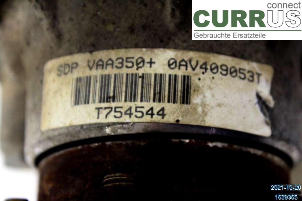 SKODA SUPERB      09-15 Distributionsgearkasse 0AV409053AG 2.0 TDI