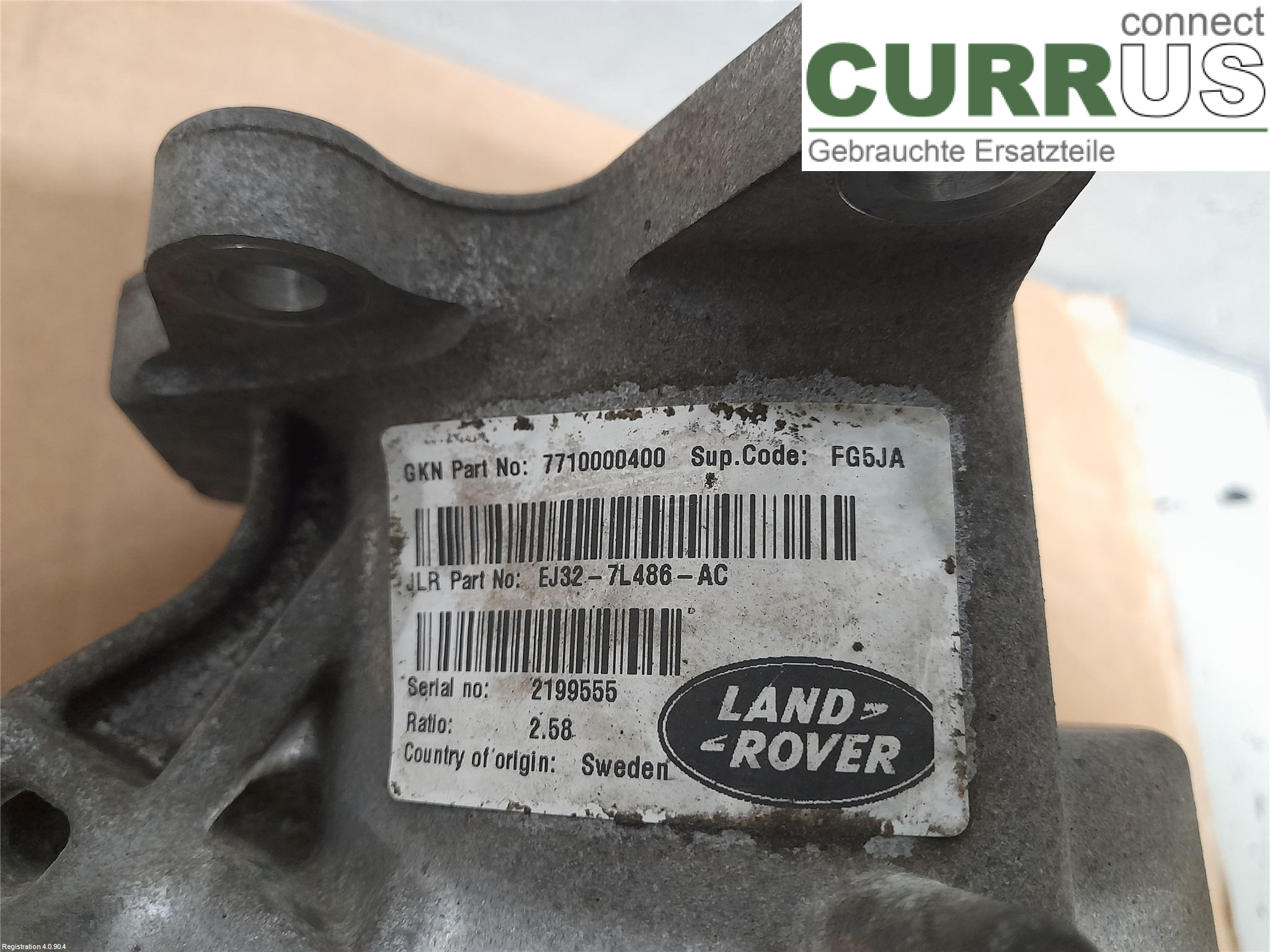 LAND ROVER EVOQUE  L538  11-18 Distribution gear box LR051075 224DT