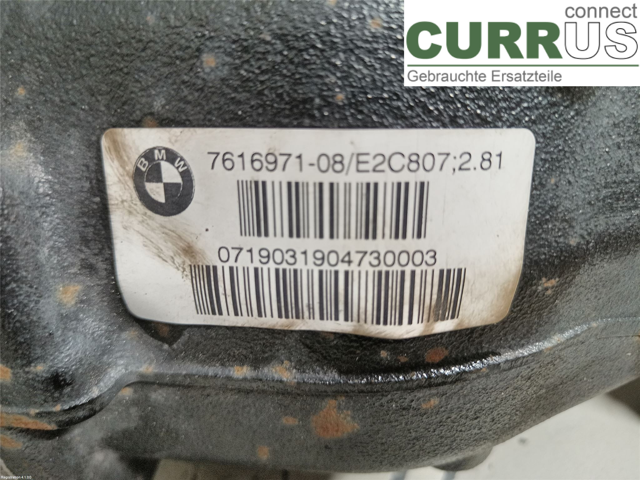 BMW 1 F20/F21   11-19 Differential 33 10 7 616 972 B48-B20A