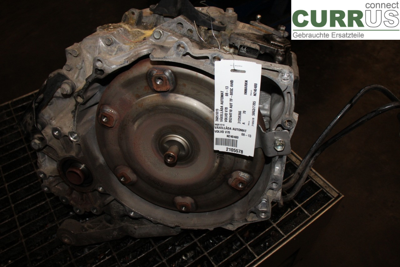 VOLVO V70      08-13 Gearbox (Automatic) 36051019 D5244T10