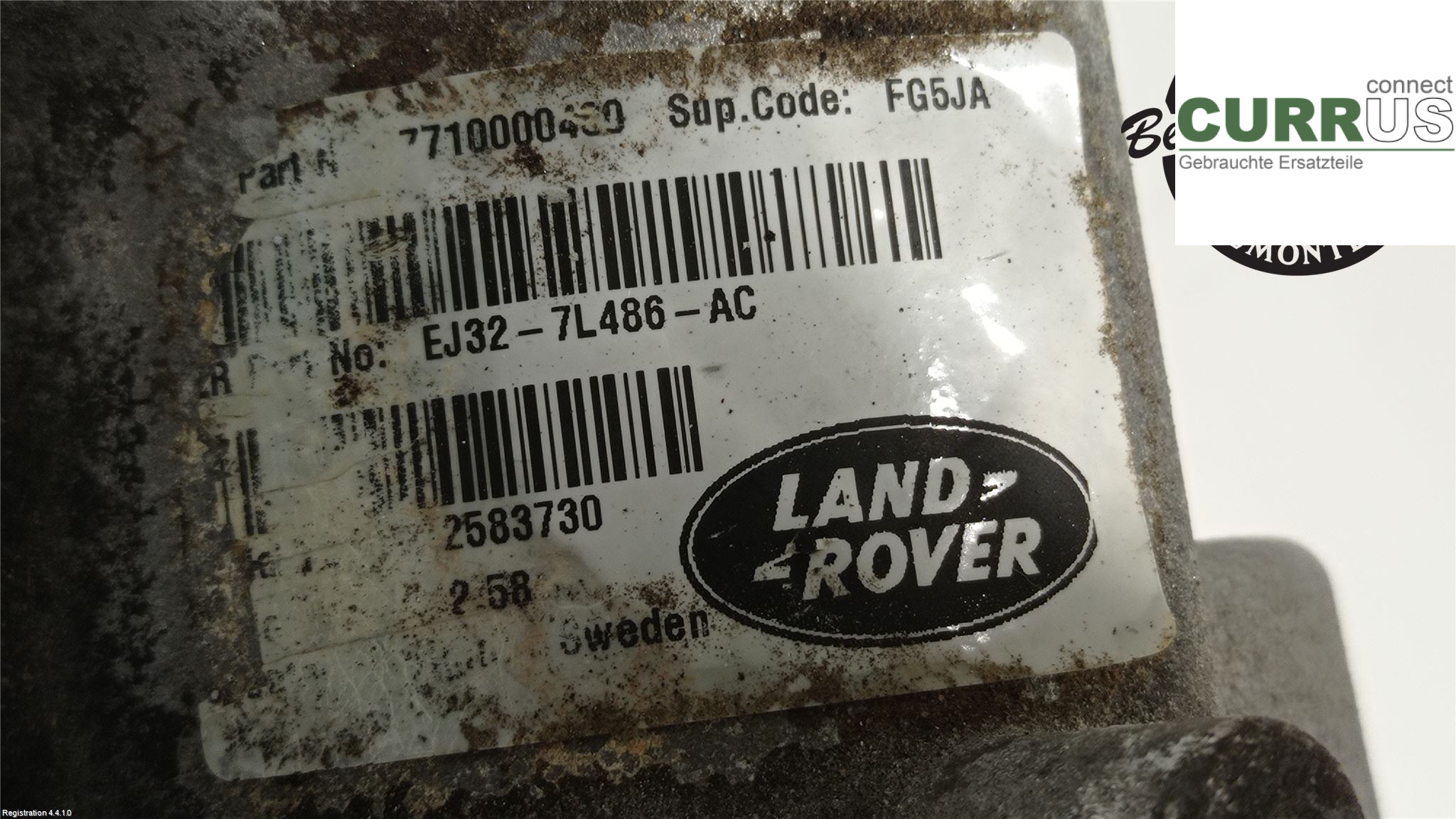 LAND ROVER EVOQUE  L538  11-18 Distribution gear box LR051075  224DT