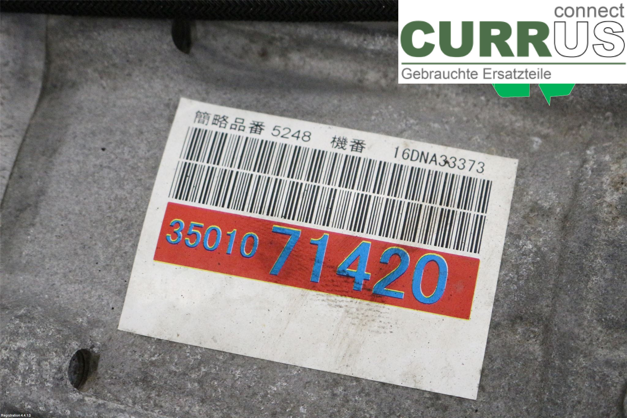 TOYOTA HILUX  16- Gearbox (Automatic) 3501071420 2GD-FTV