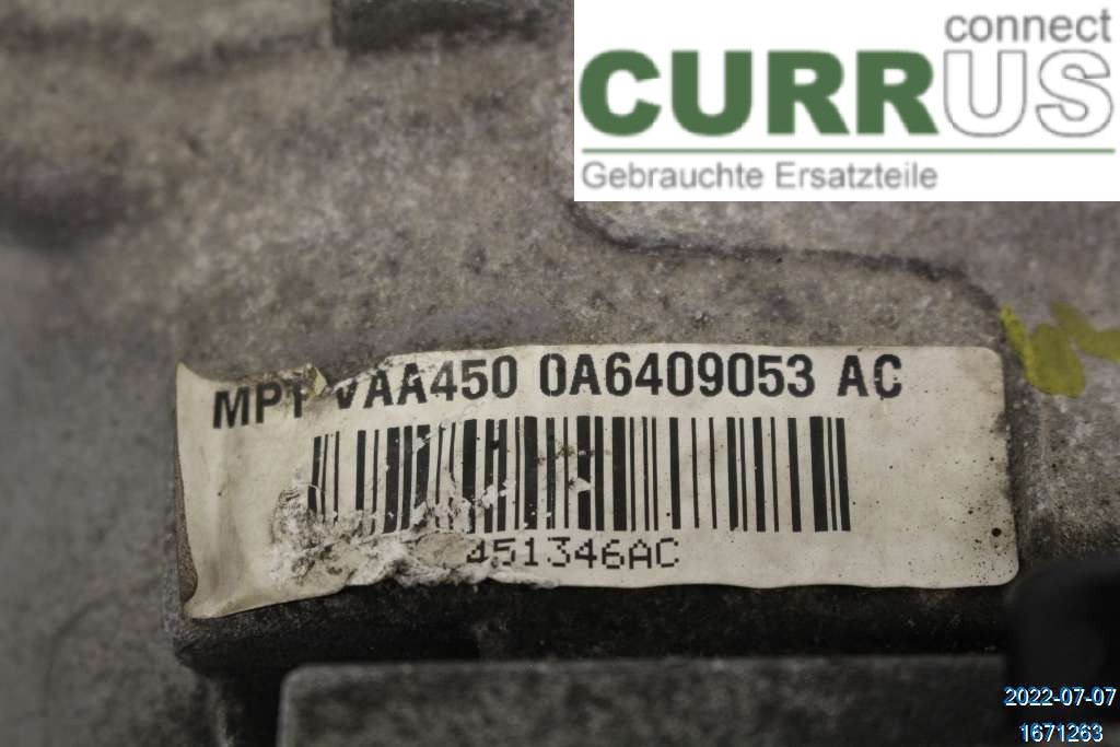 VW TIGUAN 07-16 Distribution gear box 0A6409053AG 1.4 TSI