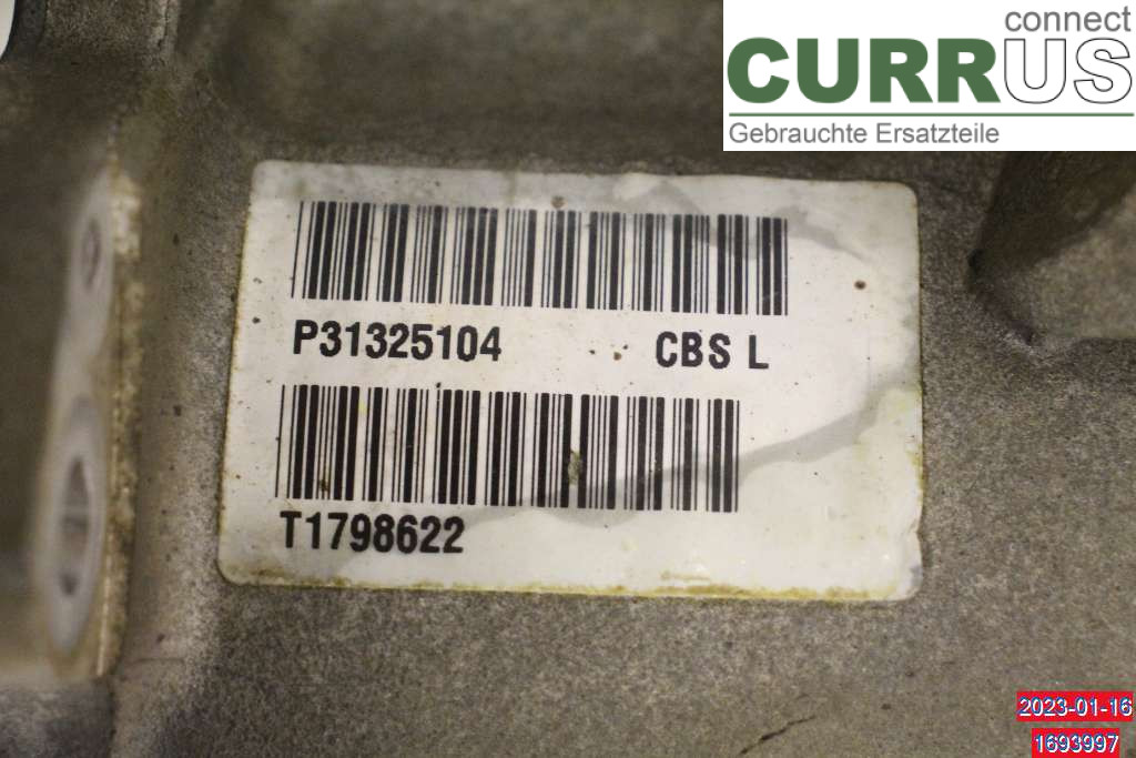 VOLVO XC70  14-16 Distribution gear box 36010508 D4 2.4
