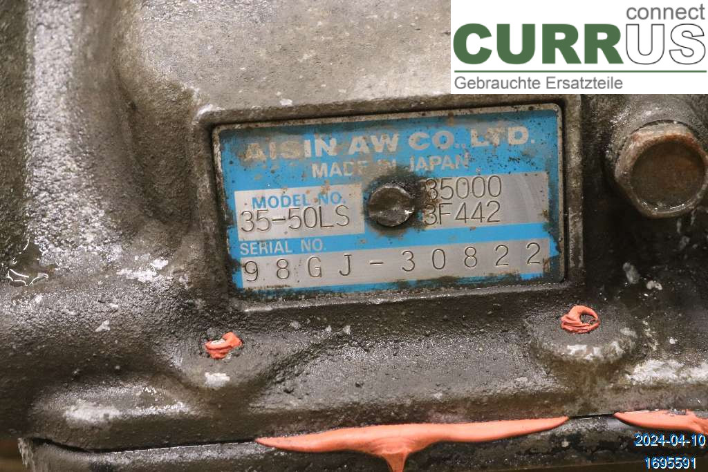 LEXUS GS 300/400/430 91-05 Boîte automatique 350003F442 3,0 2JZ-GE